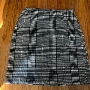 White and Black Pencil Skirt- Open to offers